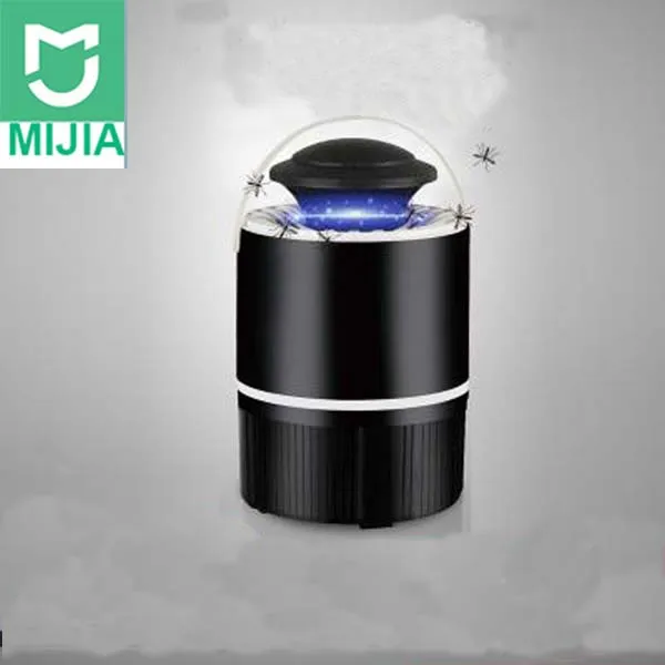 Black Xiaomi mijia фиолетовый вихревой Электрический москитный убийца светодиодный светильник ловушка для комаров Отпугиватель Комаров Борьба с вредителями - Цвет: Black