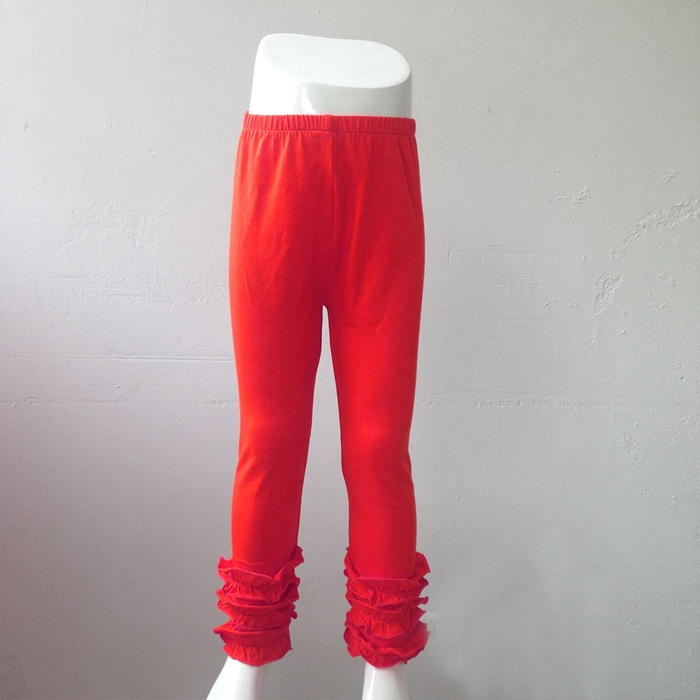 

Wholesale baby candy color ruffle pants children sew sassy cotton icing baby icing ruffle pants