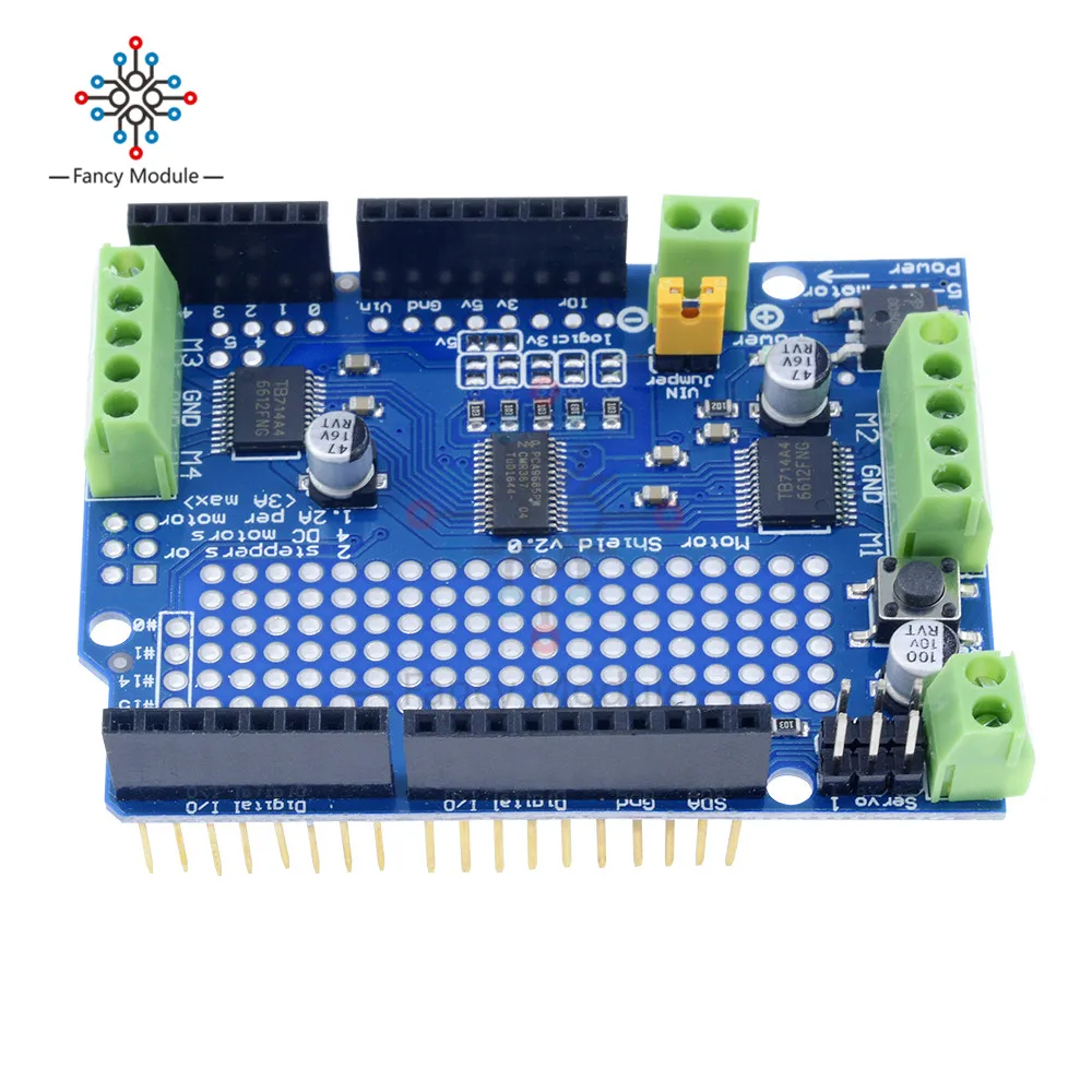 Модуль шагового двигателя IIC I2C TB6612 Mosfet PCA9685 сервопривод защитный модуль для Arduino