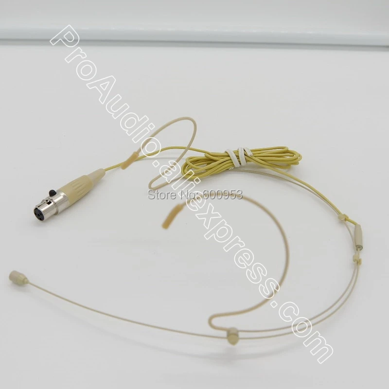 Настоящие фотографии! всенаправленная бежевая мини гарнитура с крючком микрофон