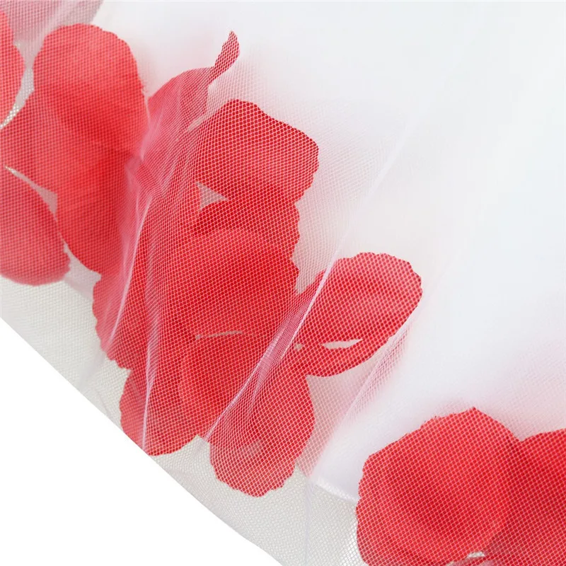 TiaoBug/платье с цветочным узором для девочек Новинка платье принцессы лепестками