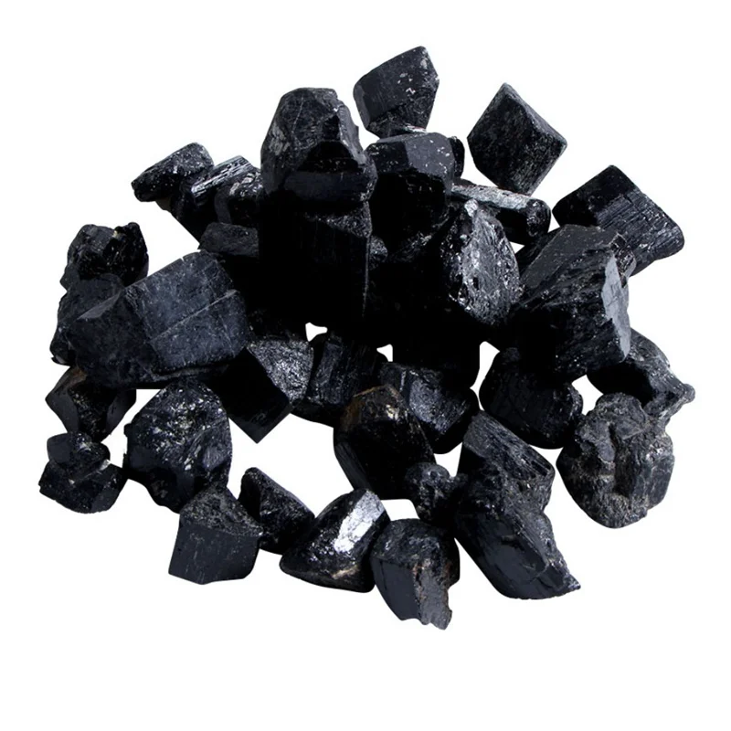 

Natural Black Tourmaline Crystal Rough Stone Rock Mineral Specimen natural stones and minerals