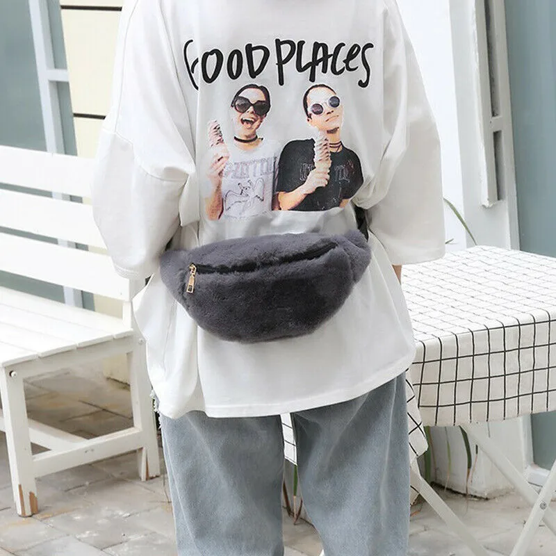 Новая модная поясная сумка для женщин и девочек ремень из искусственной кожи на