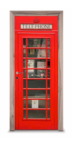 3D наклейка на дверь Настенная Наклейка для телефонной будки стену сделай сам