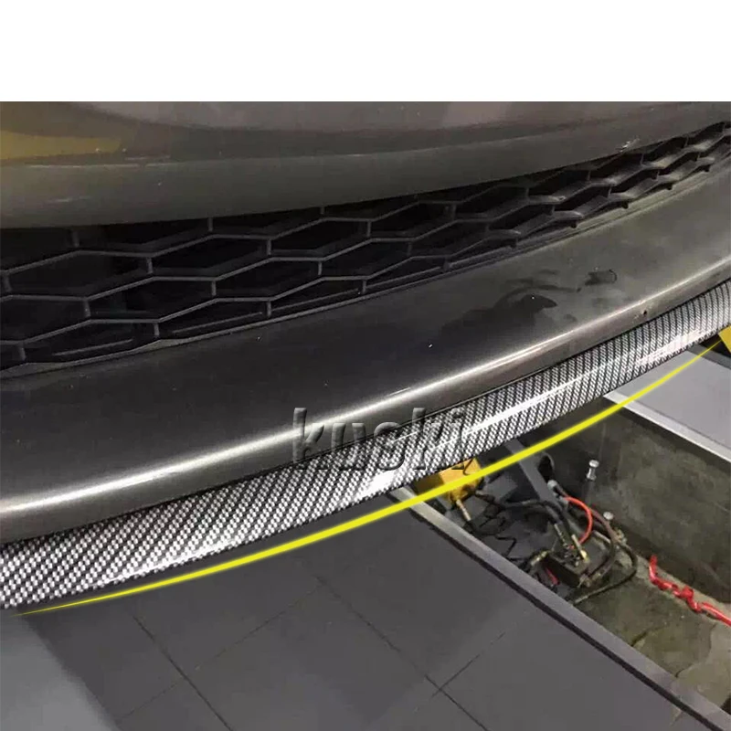 Автомобильные наклейки 2 5 м автомобильный передний спойлер для Audi A3 8P 8V A4 B8 B6 B7 A5 A6