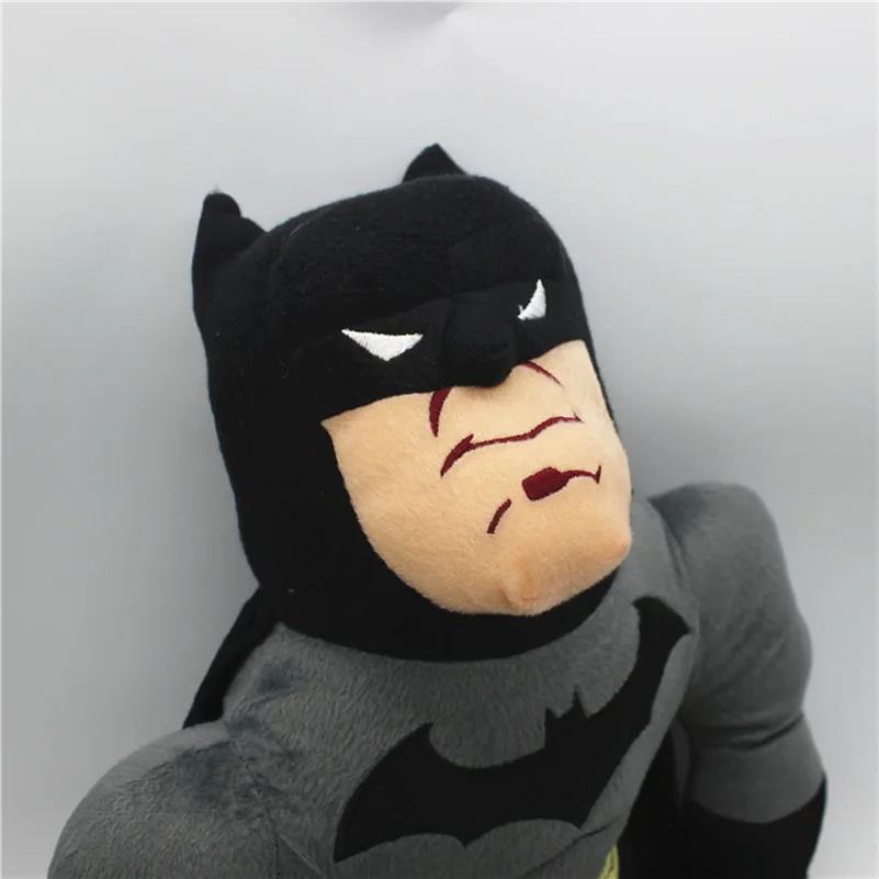 Free shipping 1pcs 60cm Superhero Batman Plush Toys 23.6'' Batman figure Stuffed Plush Soft Doll for boy gift