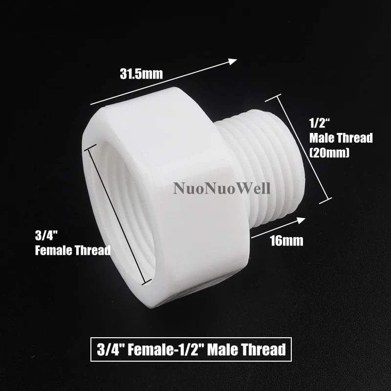 3I4 Female-1I2 Male 5pcs/lot 1/2" 3/4" 1" Male/Female Thread Reducer Joint Bushing Joint Garden Irrigation Fittings Water Pipe Connector Repair Tool - Цвет: 3I4 Female-1I2 Male