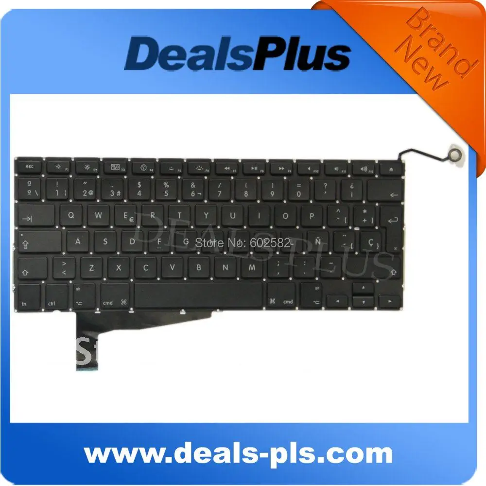 

NEW Spanish SPAIN SP Keyboard For MacBook Pro Unibody 15" A1286 LAPTOP 2008 Year