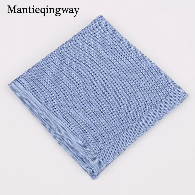 Mantieqingway Мода вязаный платок для мужской карманный квадратный Полотенца Бизнес