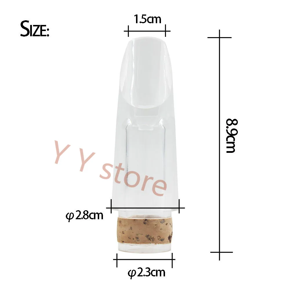 

Professional Transparent Bb Clarinet Mouthpiece Acrylic Material Bolwtorch
