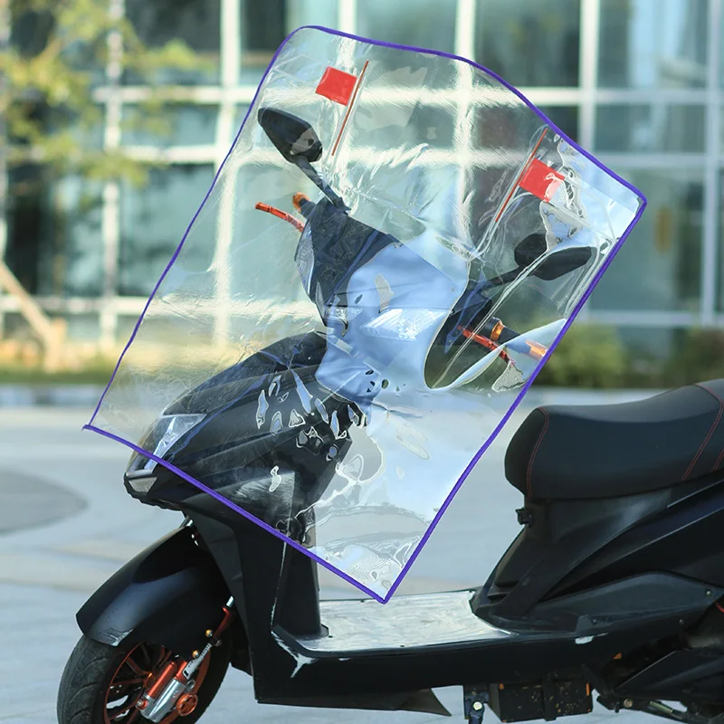 Electric Vehicle Transparent Windshield Motorcycle Widening and Thickening High Definition Front Gear |