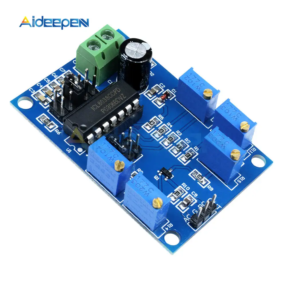 Генератор сигналов ICL8038 средняя/низкая частота сигнала 10 Гц 450 кГц