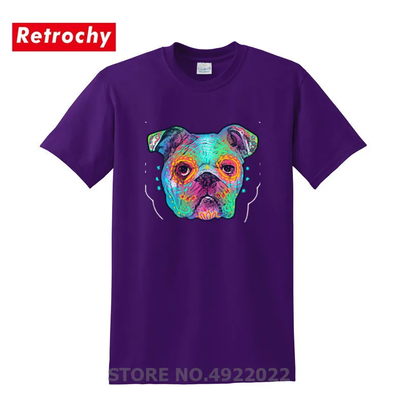 Яркая Мужская футболка с рисунком Головы Быка новый дизайн одежда питбула
