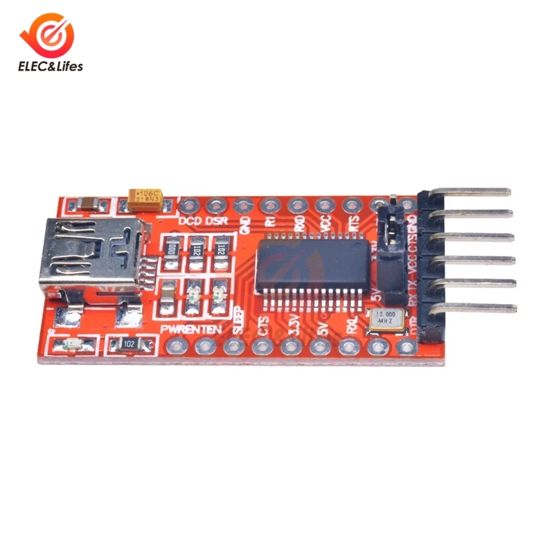 1 шт. FT232RL FT232 FTDI USB для ttl 3,3 В 5,5 в последовательный адаптер модуль загрузки кабель для мини-порта