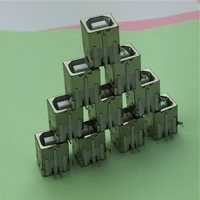 10pcslot usb b type female socket connector g45 for printer data interface free shipping