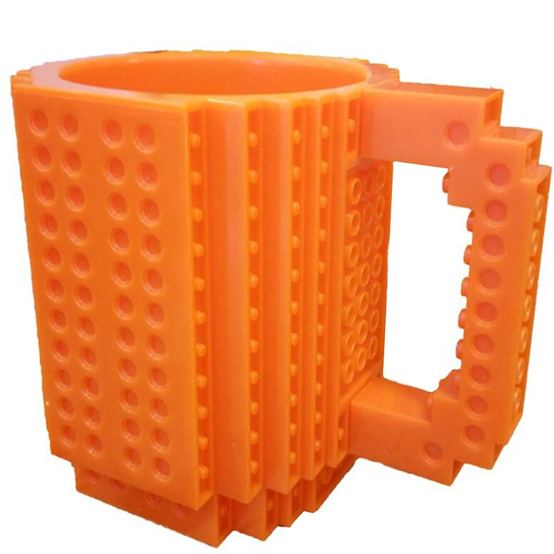 Строительные кирпичные кружки DIY кофейные в сборке строительные блоки