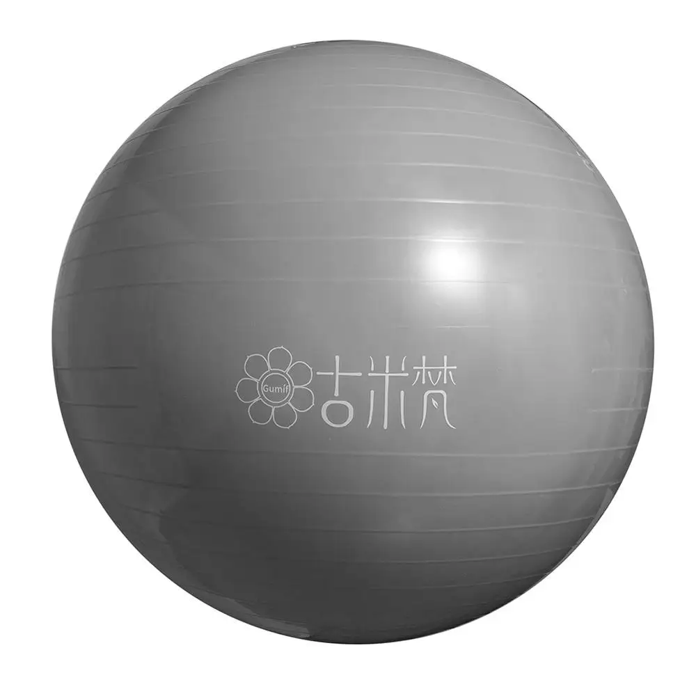 65CM Gray Мяч для йоги, тренажерного зала, тренажеры, мячи для упражнений, баланс Пилатес, сила 55/65 см, воздушный насос - Цвет: 65CM Gray