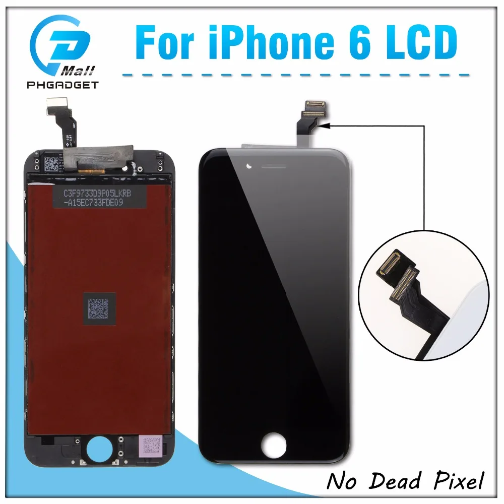 10 шт. бесплатная доставка AAA + дигитайзер дисплей Сенсорный ЖК-Экран для iPhone 6 |