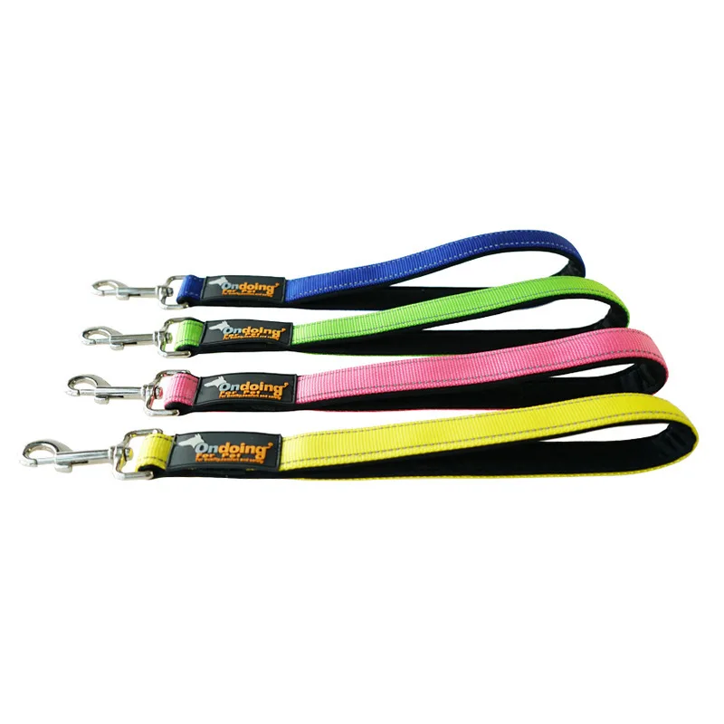 

Nylon 11.8/23.6 Inch Short Leash for Medium Large Dogs - Daily Use and Professional Training
