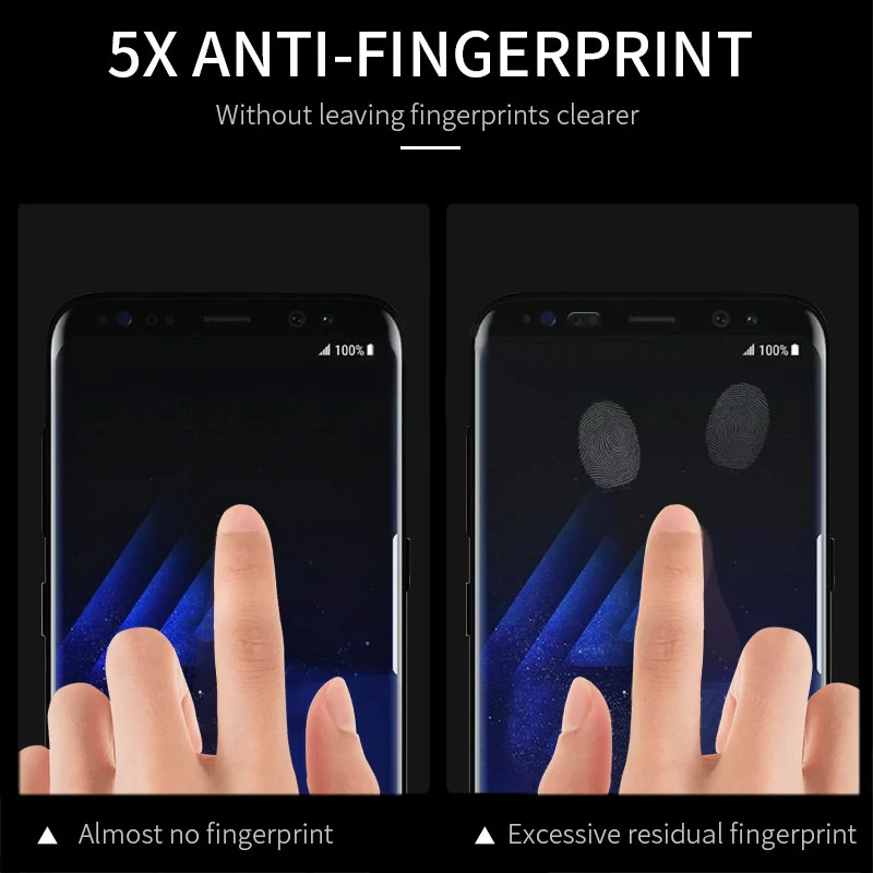 Защитное стекло для Samsung Galaxy S9 S9Plus S8 S8Plus Note 8 9 закаленное защитное 5D с изогнутыми