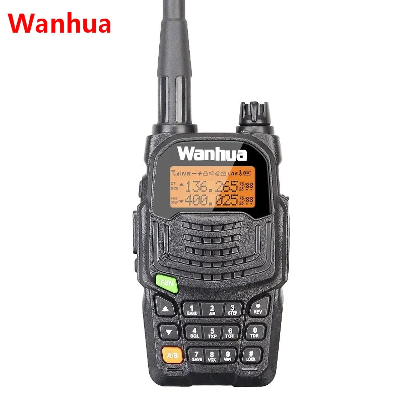Wanhua UV 6S двухканальные рации Dual Band двухстороннее радио 3800 мАч УКВ Портативный Ham