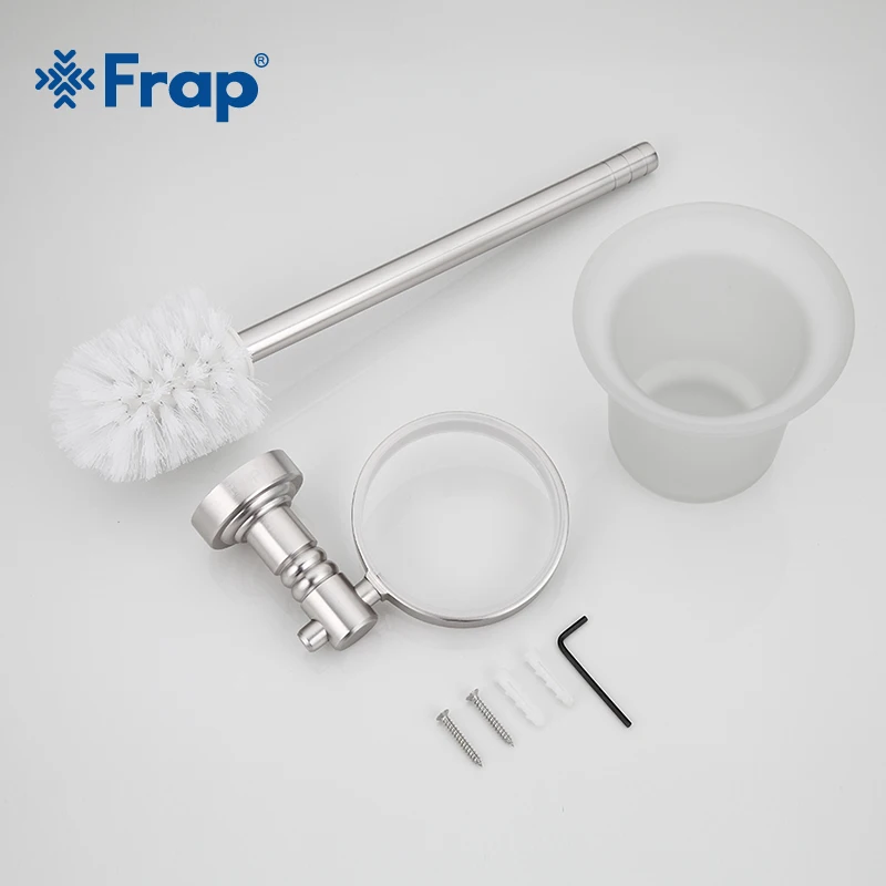 Frap 1 комплект современный держатель для туалетной щетки алюминиевый крепежный