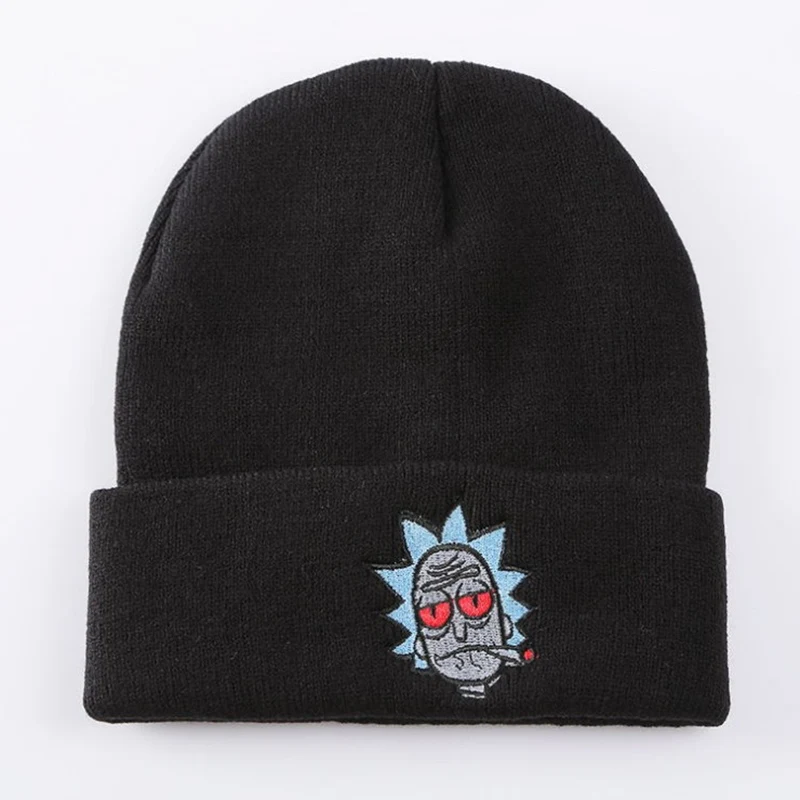 Унисекс Adlut Rick and Morty Косплей костюмы шапочка зимняя Лыжная шапка Регулируемая для взрослых теплая шапка шапочки рождественские подарки Rick шапки