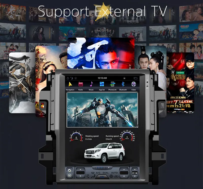 12," Android7 Tesla стиль автомобильный Радио плеер gps Navi для HONDA ACCORD nine 2013+ rom 32 ГБ/64 Гб головное устройство мультимедийная лента рекордер
