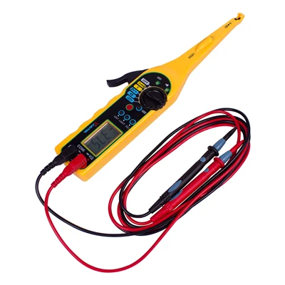 MS8211 Yellow Многофункциональный тестер цепи MS8211 мультиметр диагностический инструмент 0 В-380 В напряжение мультиметр с лампой ремонт автомобиля Автомобильный Электрический - Цвет: MS8211 Yellow