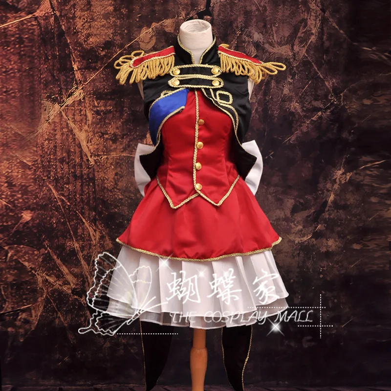 Хэллоуин Аниме Костюмы MACROSS FRONTIER Sheryl Nome Косплей Костюм девушка платье Бесплатная