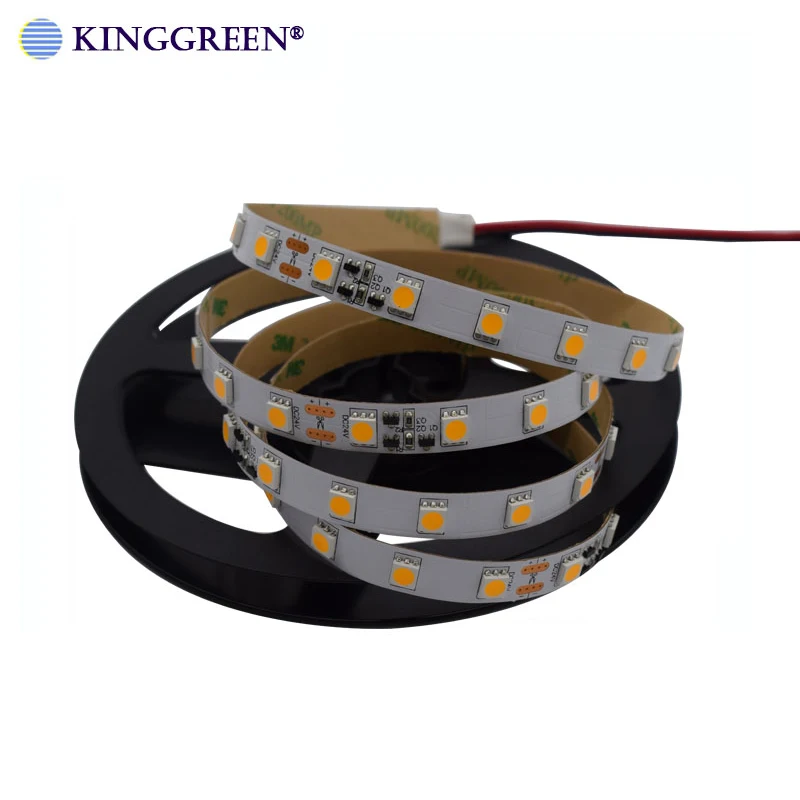 Гибкий светодиодный светильник DC12V/24 V high CRI> 90 5050SMD Водонепроницаемый светодиодный светильник 60 светодиодный/м 5 м/рулон белый/R/G/B/Y/RGB