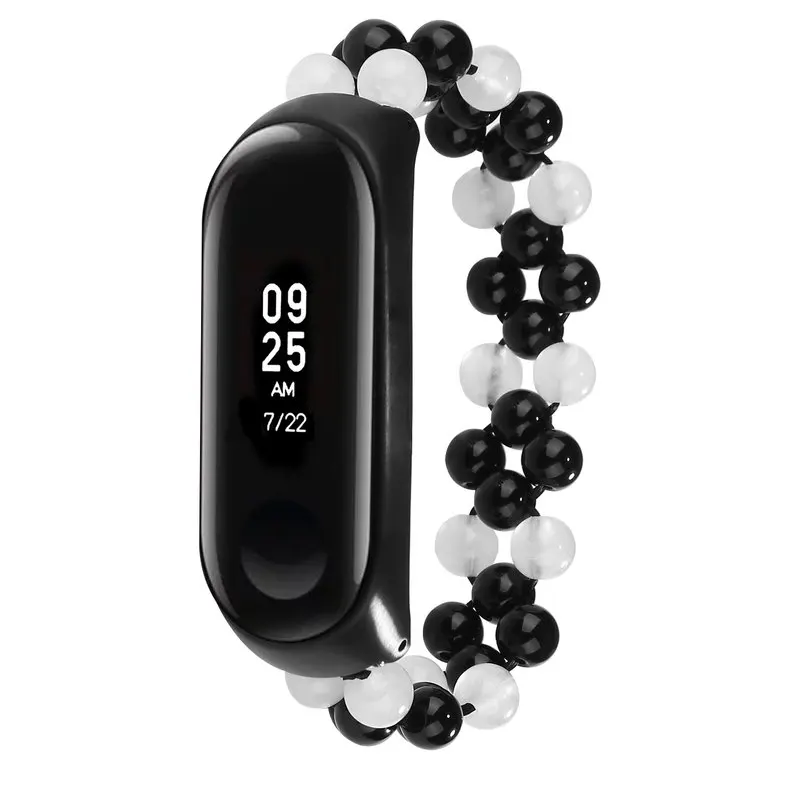 Браслет Для XiaoMi Band 3 расширенный браслет с бусинами + ремешок для часов женский |