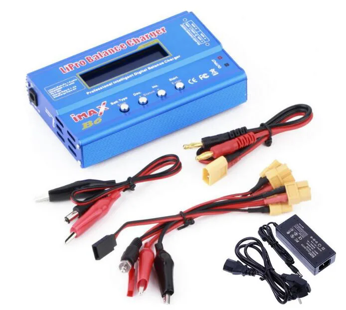 Балансирующее зарядное устройство iMAX B6 Lipro XT60 Lion/Lipo/Life/NiCD/NiMH/PB 1 комплект Кабель