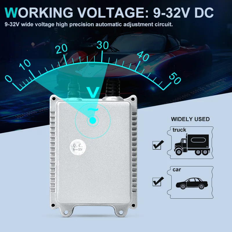 Ксеноновый балласт RACBOX 35 Вт быстрая Яркая тонкая лампа зажигания Canbus D1S D2S D3S D4S 12 В