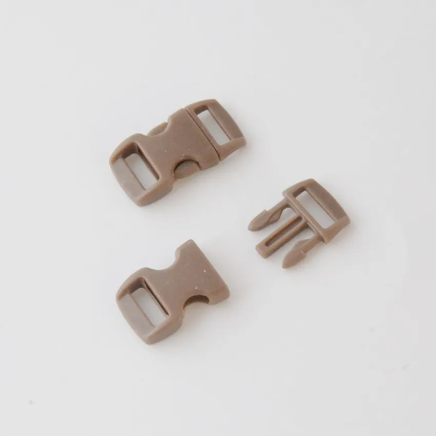 50 шт. Пластиковые Контурные боковые застежки для Паракорда браслета рюкзака