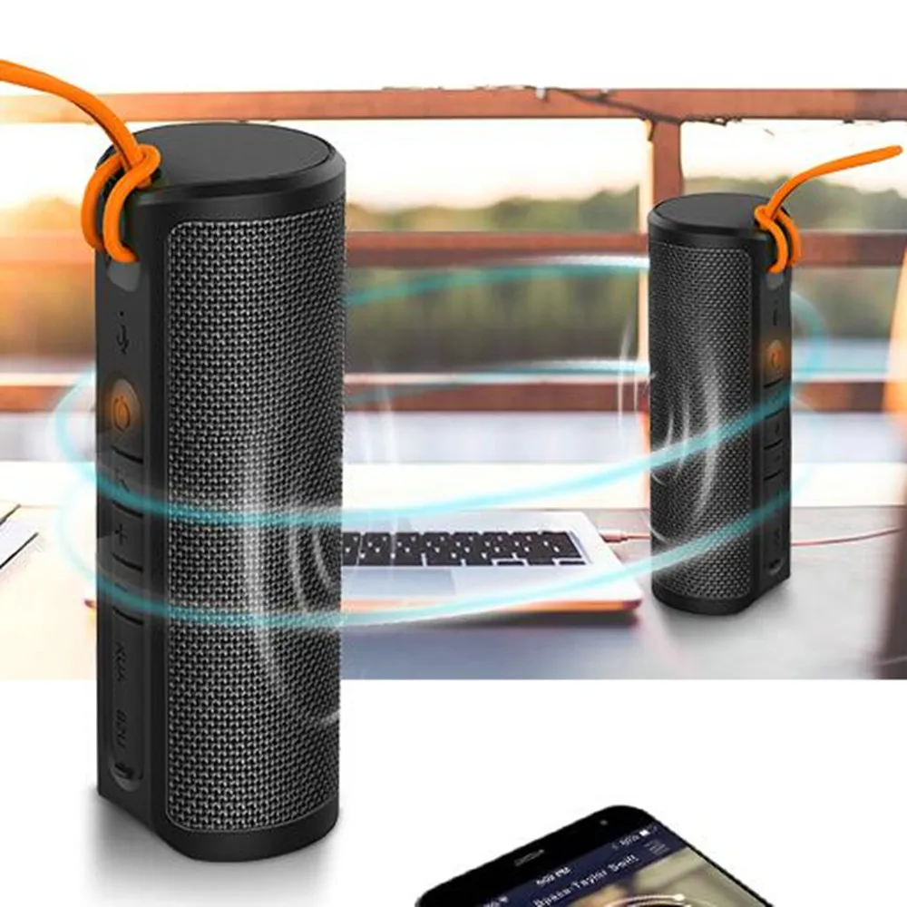 Двойной канал Динамик s играть ткань Водонепроницаемый Портативный Беспроводной