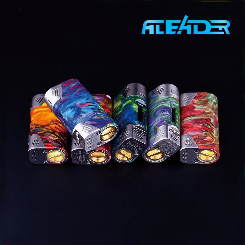 Оригинальный Aleader Orbit 80 Вт TC поле Mod смолы Цвет электронная сигарета мод 510 нить 18650