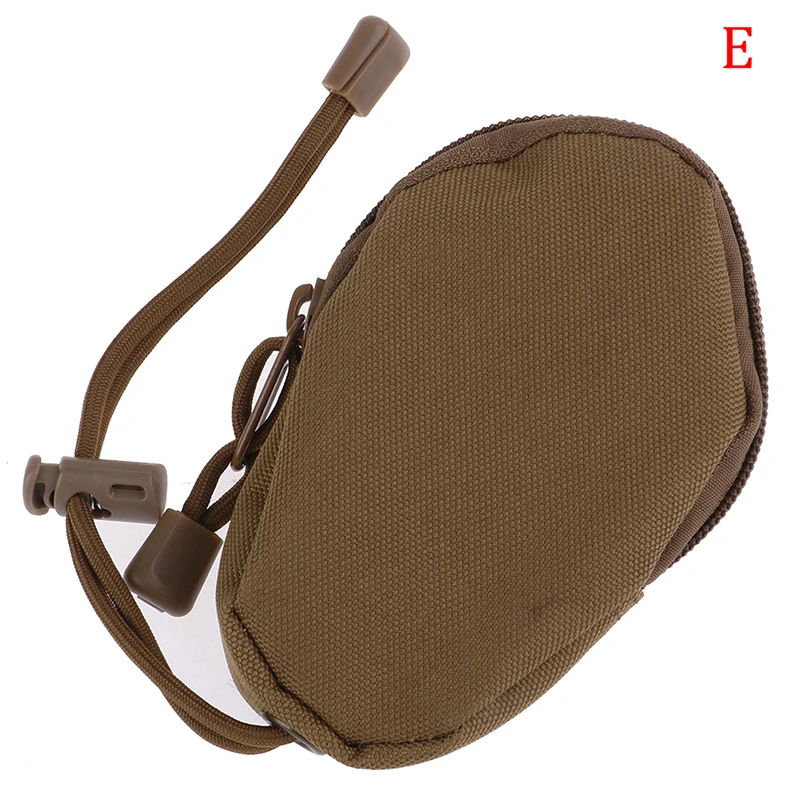 1PCS EDC Mini Key Wallets Holder Men Coin Purses Pouch Military Army Bag Small Pocket Keychain Zipper Case Out Door Pack images - 6