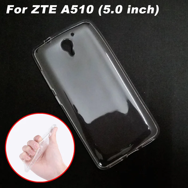 Ультратонкий Прозрачный чехол из ТПУ для ZTE A510 5 0 дюйма | Мобильные телефоны и