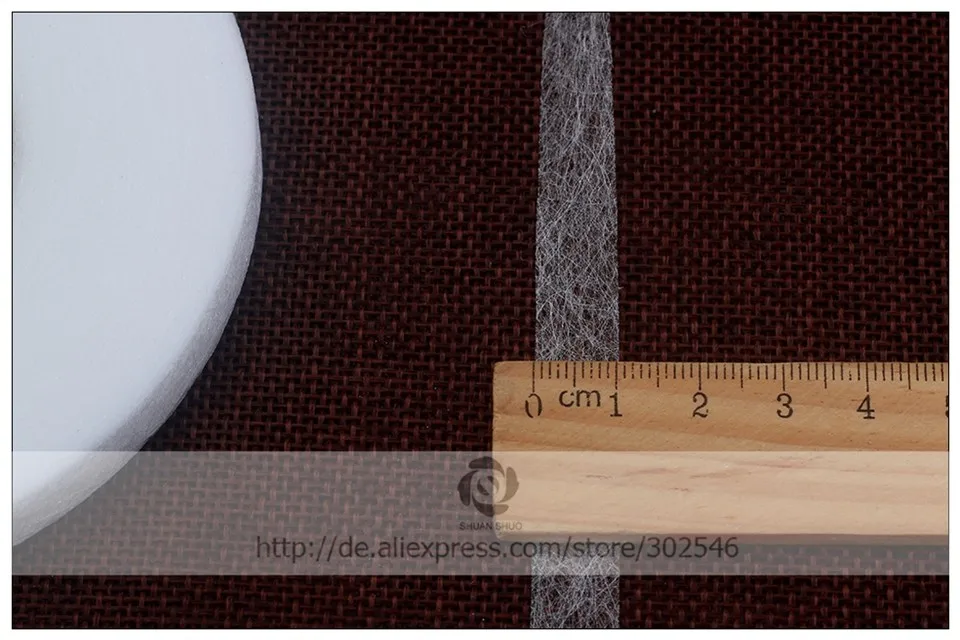 DIY аксессуары Ткань Лоскутное подкладка ткань двусторонний клей ткань нужно использовать электрический утюг 70 метров/диска