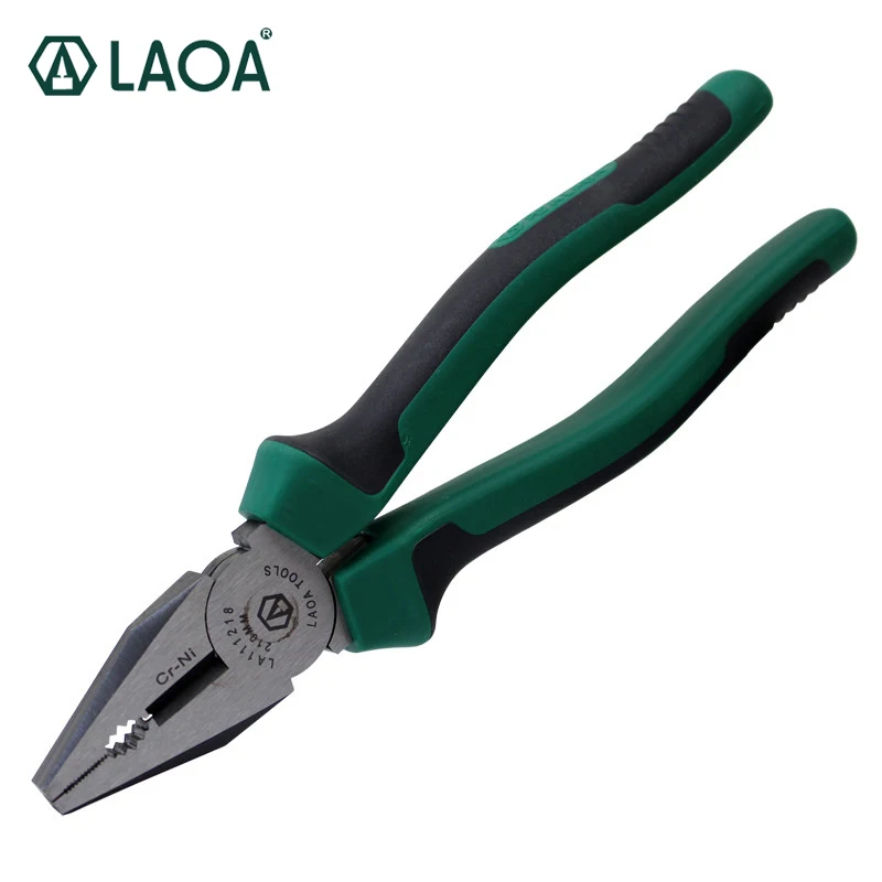 

Кусачки LAOA из хромоникелевой стали, 8 дюймов, кусачки для кабелей, комбинированные плоскогубцы, обжимные инструменты для электрика