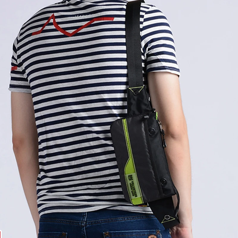 Водонепроницаемая поясная сумка из ткани Оксфорд для мужчин нагрудная