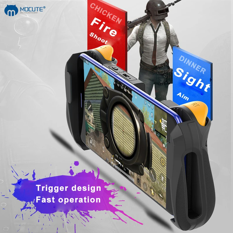 MOCUTE 057 беспроводной Bluetooth контроллер для Android Мобильные триггеры джойстик PUBG ios