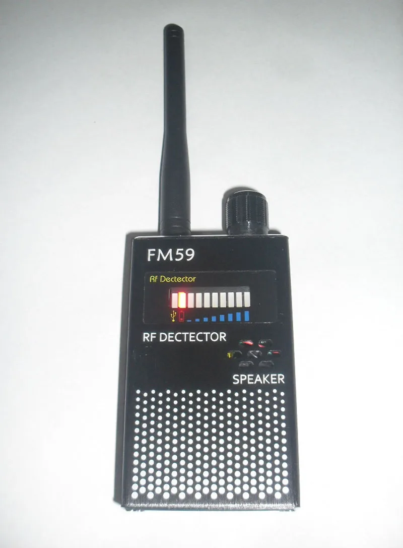 

2018 Handheld 1MHz-8000MHz Wireless Signal Detector RF Radio FOR car GPS Tracer Finder GSM Bug Camera Mobile WiFi Bug Anti-Spy