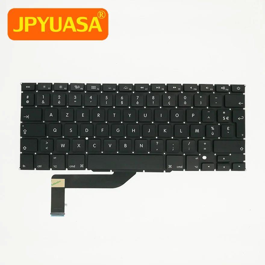Новая Французская клавиатура для MacBook Pro Retina 15 4 дюйма A1398 AZERTY Standard 2012 2013 2014 2015 года 5