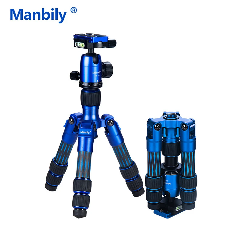 

Manbily DT-01C мини настольный углерода Firbe штатив идеально для Mirroless телефона ГОРПО компактный Камера Съемки легко носить