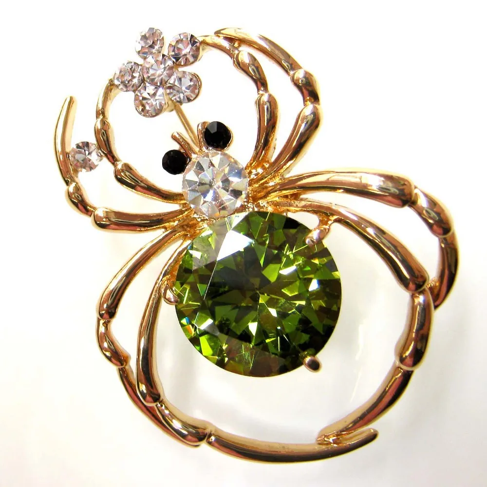 Navachi тарантулы пастушка зеленый фианит желтый GP горный хрусталь кристаллическая