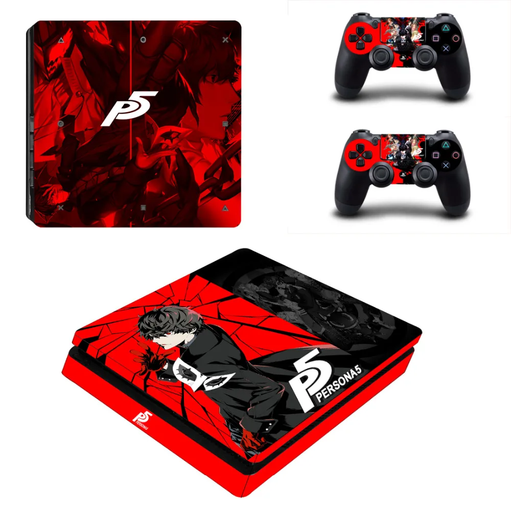Persona 5 Royal P5 PS4 Slim Skin Sticker Decal for Sony PlayStation 4 Console and Controller Skins Stickers Vinyl | Электроника
