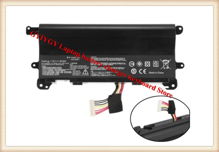 Батарея для ASUS (ROG) G752VS G752VY GFX72 GFX72VL GFX72VT GFX72VY GFX72VL6700 GFX72VY6700 GFX72VY6820|Аккумуляторы