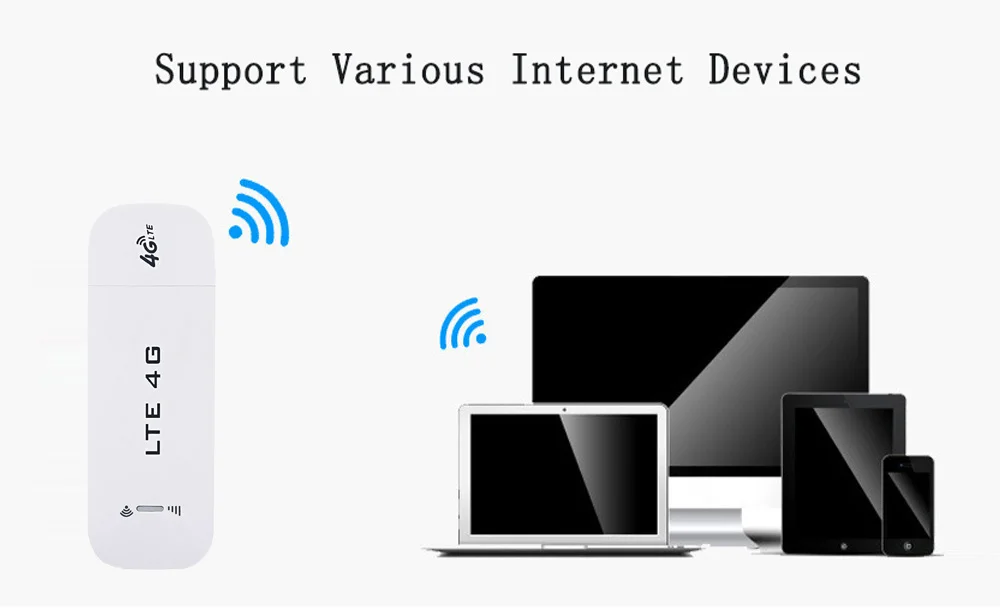 3g/4G Wifi беспроводной маршрутизатор LTE 100 M sim-карта usb модем, usb модем белый Быстрая скорость WiFi соединительное устройство